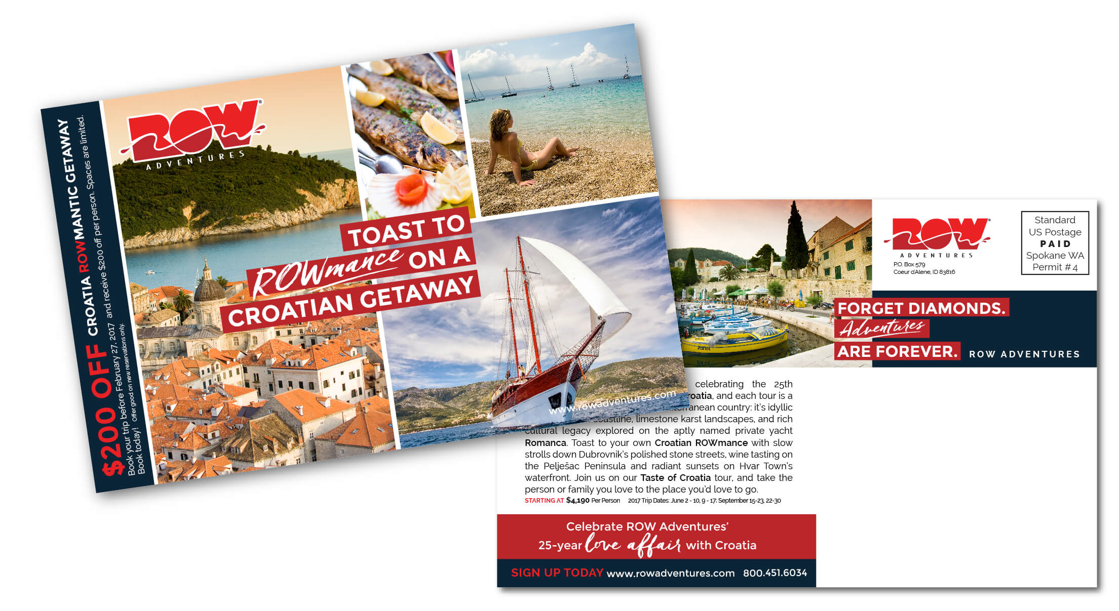 Croatia Unbound Direct Mail Piece | Northwest Media